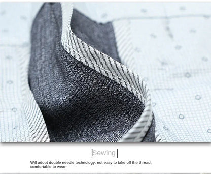 Spring Summer Suit Trousers For Men Straight flat linen Black Suit Pants Men Business Formal  Dress Pants Men Big Size 28-44 46