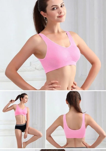 Sexy women push up  BREAST   bra big size backless  bras plus size wireless brassiere breathable seamless bra 1pcs wfws01