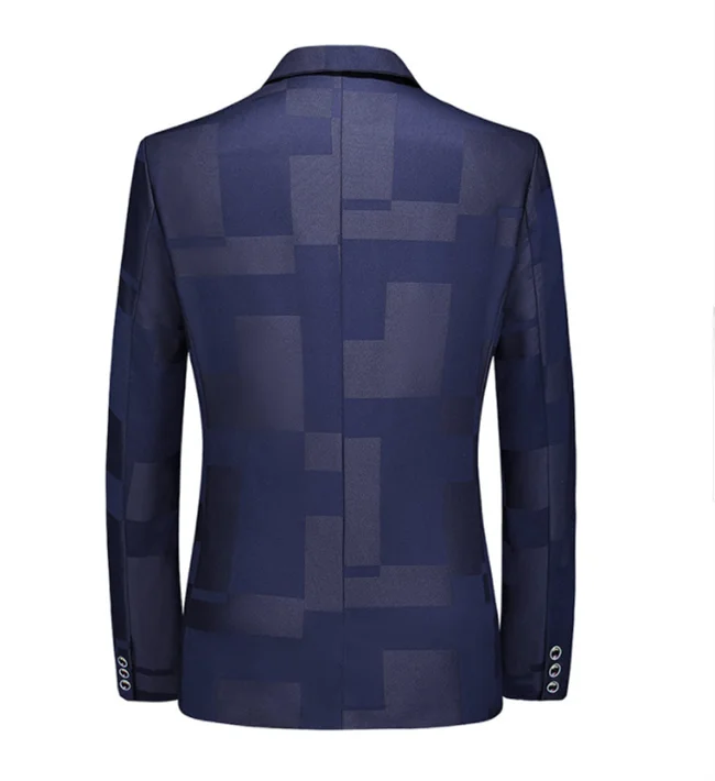 2024 New Men Business Social Suit Jacket Summer Male Single breasted Thin Dress Male Jacquard Blazers Coats