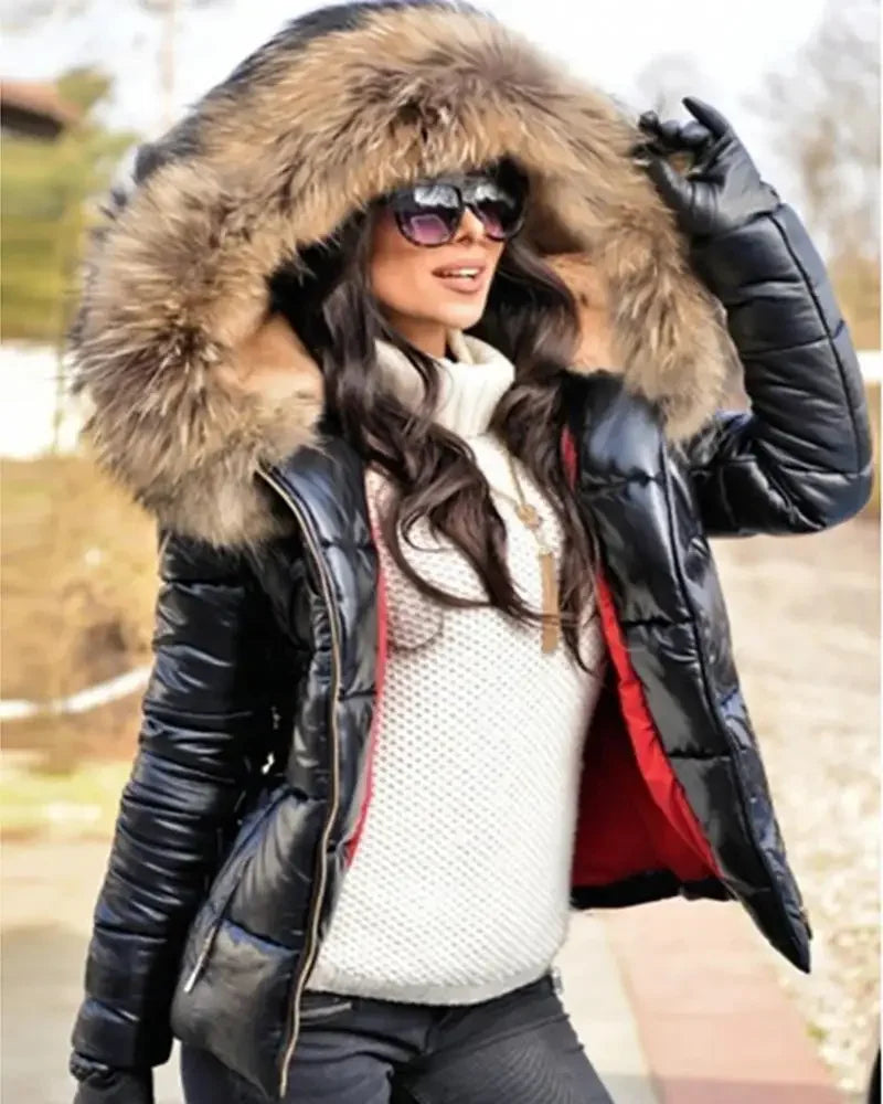 In-Stock Autumn Winter New Women's Cotton Coat Down Jacket Cropped Length European And American Style Cotton Padded Women's Clot