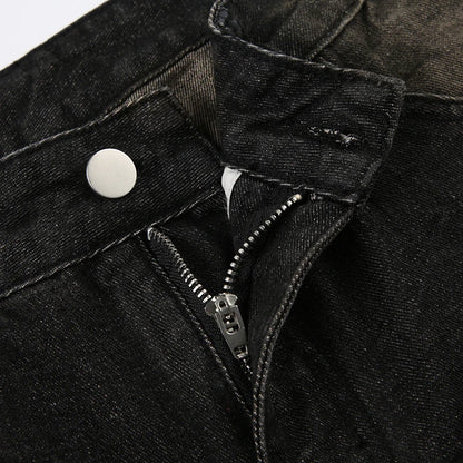 Darlingaga Streetwear Grunge Baggy Jeans Women Vintage Distressed Straight Leg Y2K Denim Pants 90s Aesthetic Outfits Washed Chic