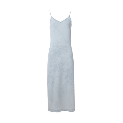AP SS25 Women Lightweight Denim Wrap Blouse & Slip Dress
