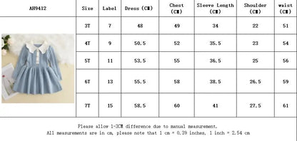 Winter Girls Knitting Wool Long Sleeve Dress Autumn Girls Baby Ruffle Knitted Princess Sweater Dress Casual Clothes
