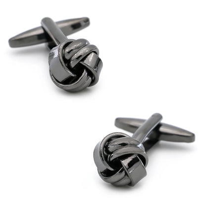 iGame Fashion Knot Cuff Links Quality Brass Material Woven Ball Design Cufflinks For Wedding  Men