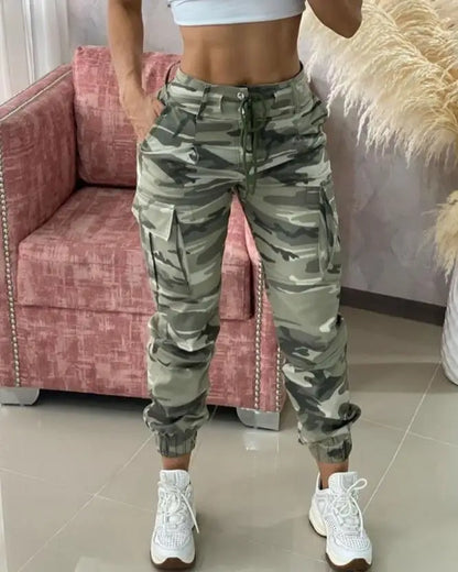 Casual Women's Tight Fitting Small Leg Pants Diagonal Cross Buckle Tight Pants Women's Sports Yoga Pants Women Pants High Waist