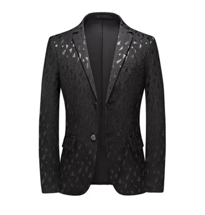 2024 New Men Business Social Suit Jacket Summer Male Single breasted Thin Dress Male Jacquard Blazers Coats