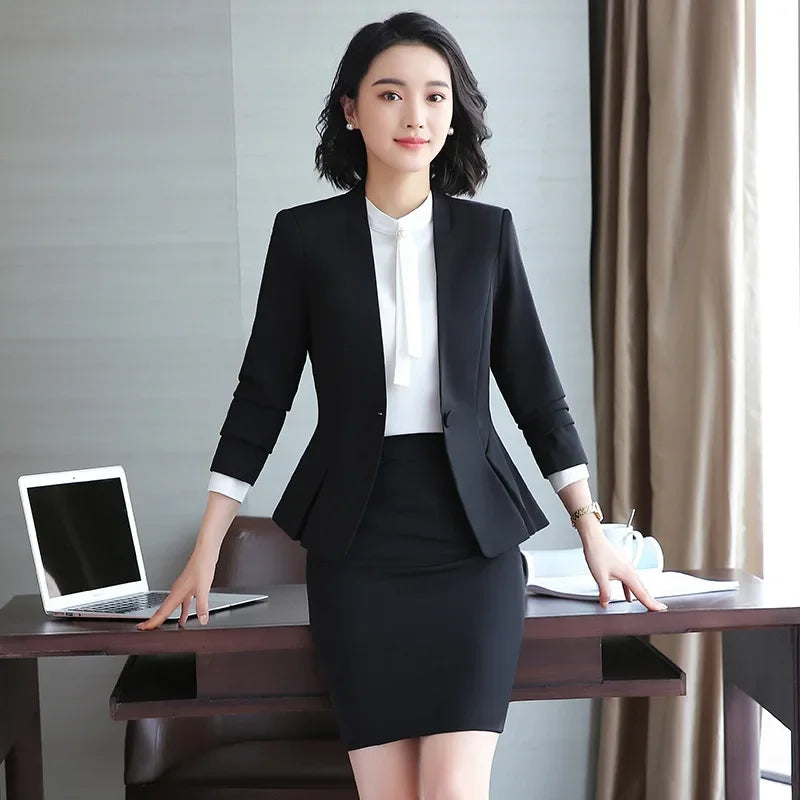 Elegant Red Western-style Suit Jacket For Women Fashionable Professional Attire For Hosting Events Job Interviews