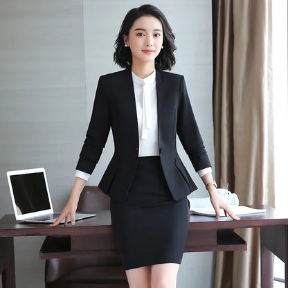 Elegant Red Western-style Suit Jacket For Women Fashionable Professional Attire For Hosting Events Job Interviews