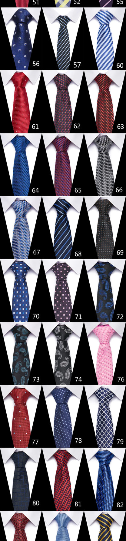 Hot Sale Brand New Style Tie Blue Golden Stripe Suit Accessories Necktie Men Gravata Fit Wedding Holiday Present