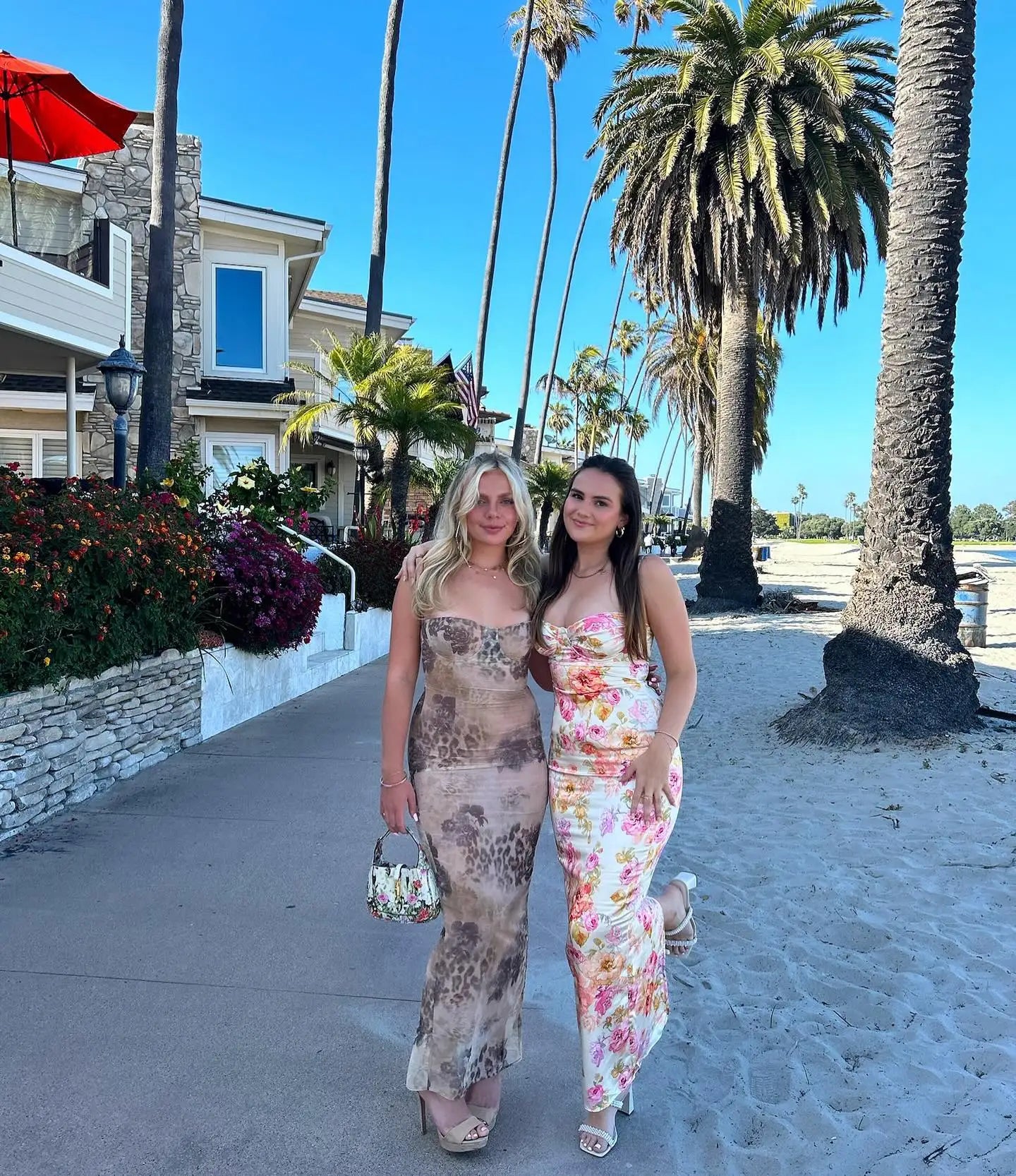 Wedding Guest Dresses for Women 2023 Summer Satin Dress Stretchy Evening Party Dress Floral Elegant Night Club Festival Outfit