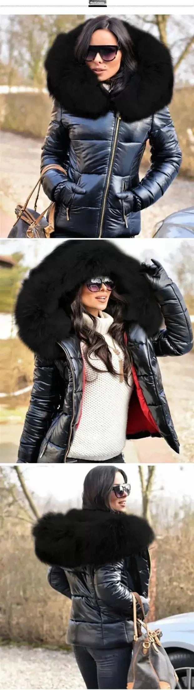 In-Stock Autumn Winter New Women's Cotton Coat Down Jacket Cropped Length European And American Style Cotton Padded Women's Clot