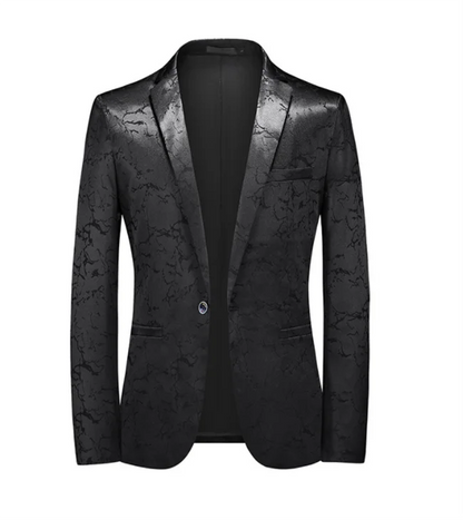 2024 New Men Business Social Suit Jacket Summer Male Single breasted Thin Dress Male Jacquard Blazers Coats