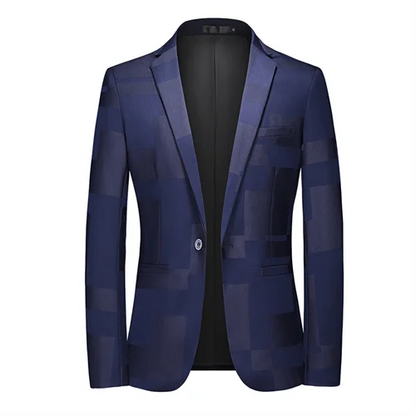 2024 New Men Business Social Suit Jacket Summer Male Single breasted Thin Dress Male Jacquard Blazers Coats