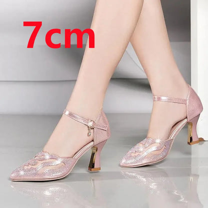 Women Cute Pointed Toe Black Buckle Strap High Heel Shoes Lady Casual Red Comfort Summer Stiletto Heels for Office & Party G6006