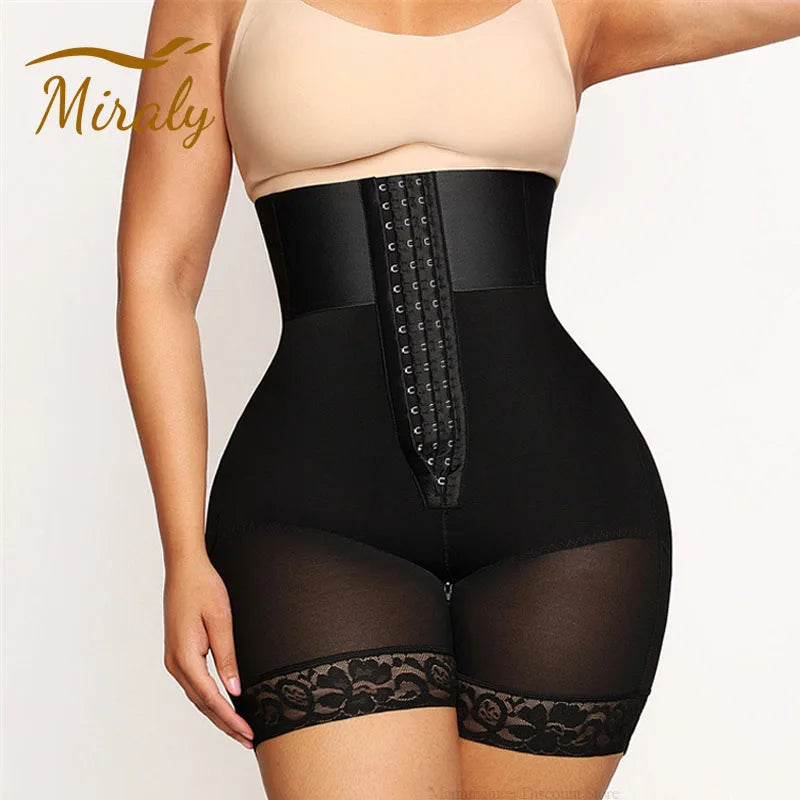 New Women Fajas Colombianas Shapewear 3 Boned Sculpt Booty Shorts High Waist Trainer Body ShaperTummy Control Underwear Shaping