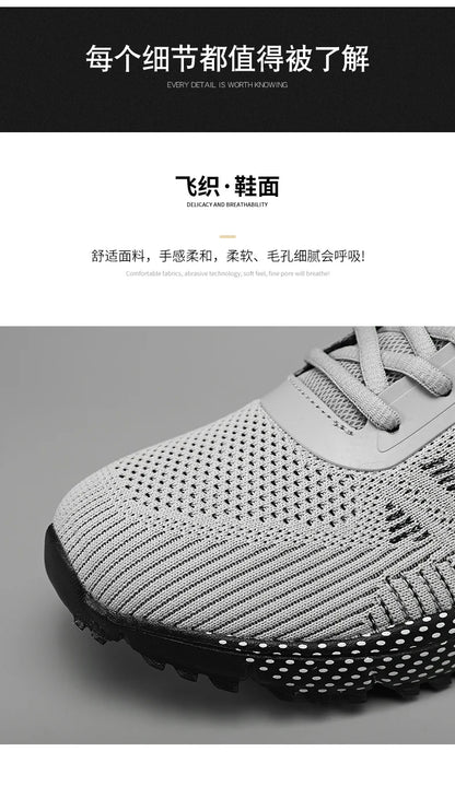 High Quality Men's Running Shoes Summer Sports Marathon Shoes Men Gym Sneakers Orange Trendy Sneakers Men zapatillas de hombre