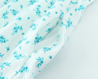 Women's Dresses Spring 2025 New Floral Print Mini Dress Sexy Suspenders Fresh and Sweet Girl Summer Mint Cool 4661382