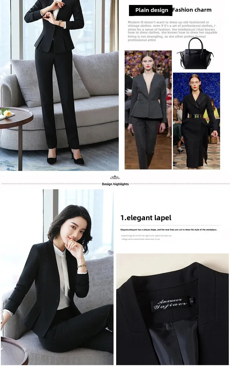 Elegant Red Western-style Suit Jacket For Women Fashionable Professional Attire For Hosting Events Job Interviews