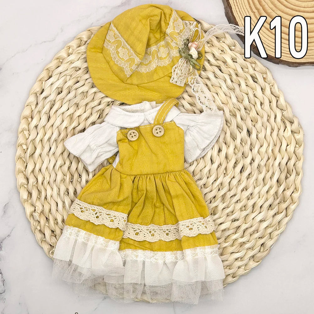 30cm Bjd Dolls Princess Full Set 1/6 Anime Bjd With Clothes 23 Joint Movable Body 3D Eyes Girls Dress Up Birthday Gifts Toys
