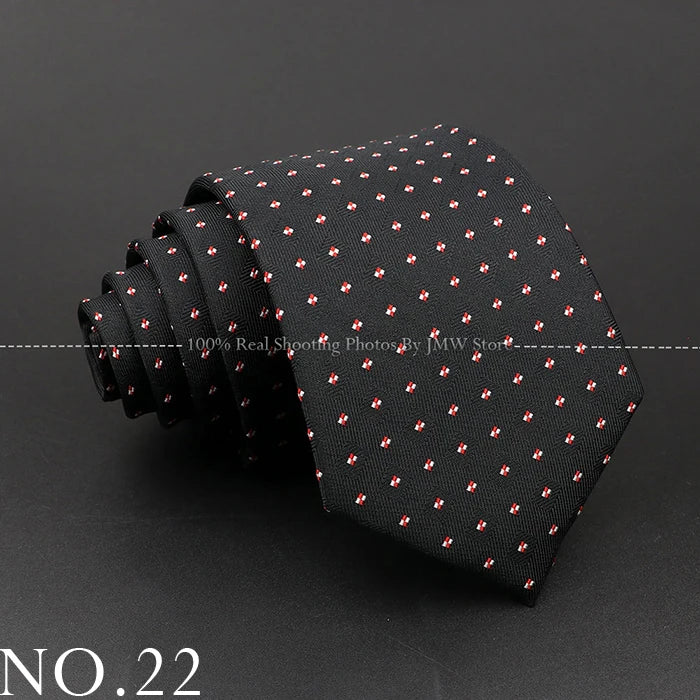 New Design Wedding Men Tie Black Solid Striped Paisley Flower Neckties Men Business Dropshipping Groom Collar Accessories Gift