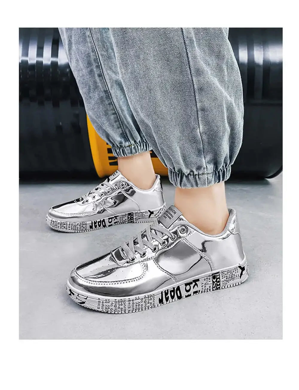 Gold-colored 36-42 Mens Chinese Style Shoes Casual Husband Sneakers Skate Trainers Sport Deporte Sapatenos Shouse