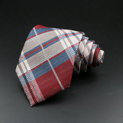 8 cm Tie Gravatas Newest Design Woven 8 cm Silk Necktie Wedding Business Suit Accessories Blue Man Dot Fit Group Party Office