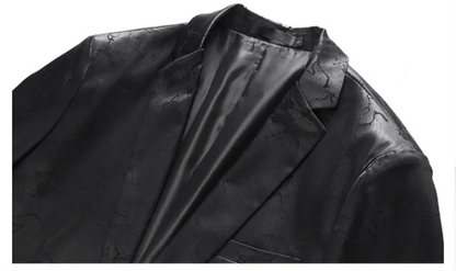 2024 New Men Business Social Suit Jacket Summer Male Single breasted Thin Dress Male Jacquard Blazers Coats