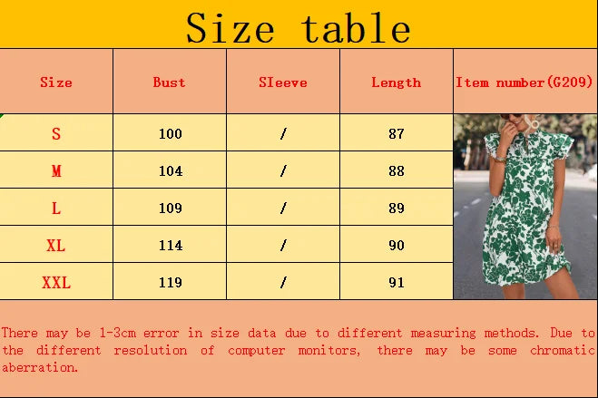 Spring and Summer Europe and the United States cross-border short-sleeved dress with lotus leaf skirt floral print a-line skirt