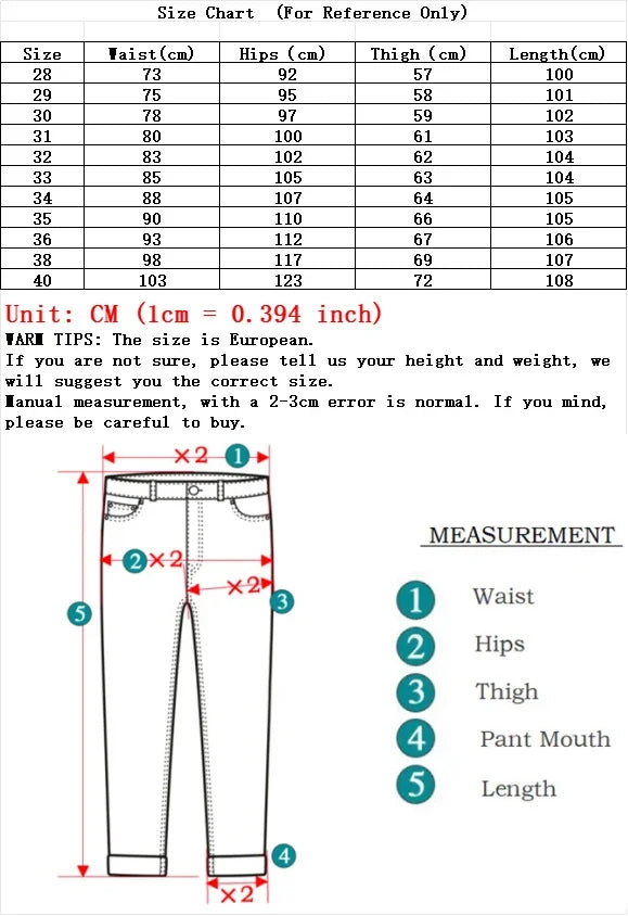 New Men Comfortable Soft Business Fashion Straight Casual Denim Trousers Male Brand Clothing Light Luxury Stretch Slim Fit Pants