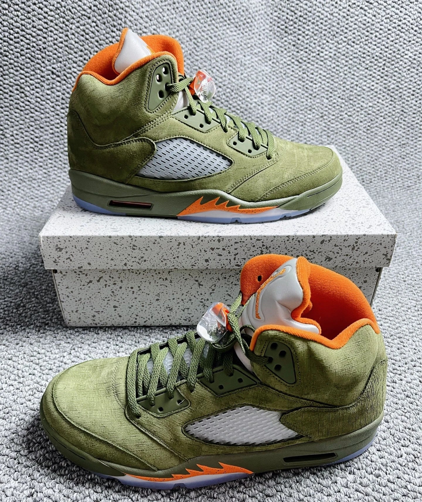 Nike Air Jordan 5 Retro 'Olive' 2024 Sneakers shoes With Original Box