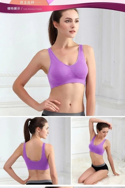 Sexy women push up BREAST bra big size backless bras plus size wireless brassiere breathable seamless bra 1pcs wfws01