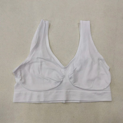 Women Sports Bra Without pad Sleep Brassiere Underwear sleep yoga sports bra vest Plus Size Top no sponge insert pad Bralette