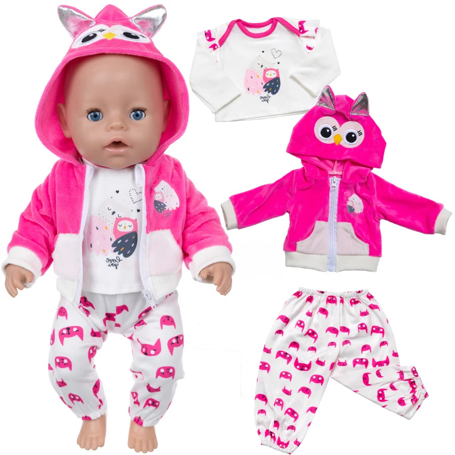 2023 New Cute frog Suits Fit For 43cm Baby Doll 17 Inch Reborn Baby Doll Clothes