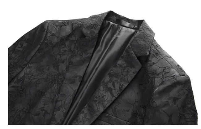 2024 New Men Business Social Suit Jacket Summer Male Single breasted Thin Dress Male Jacquard Blazers Coats