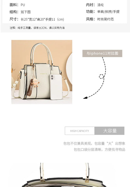 New women bag Fashion Casual Luxury handbag Designer Shoulder bags new bags for women 2025 Composite bag Messenger bag women bag