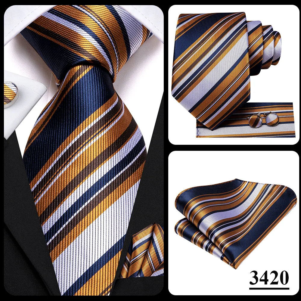 Hi-Tie 8.5cm Business Black Solid Paisley 100% Silk Men's Tie Neck Strip Ties for Men Formal Luxury Wedding Neckties Gravatas