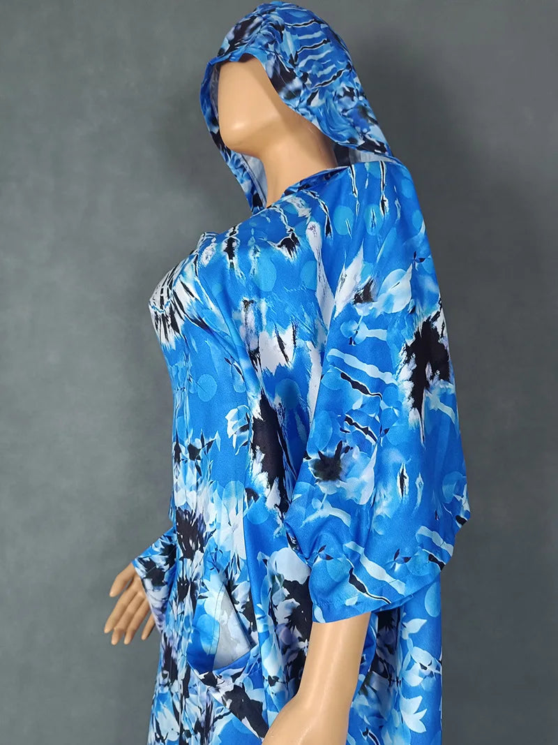 2025 African Dresses for Women Traditional Africa Clothing Dashiki Ankara Outfits Gown Abayas Robe Muslim Kaftan Maxi Long Dress