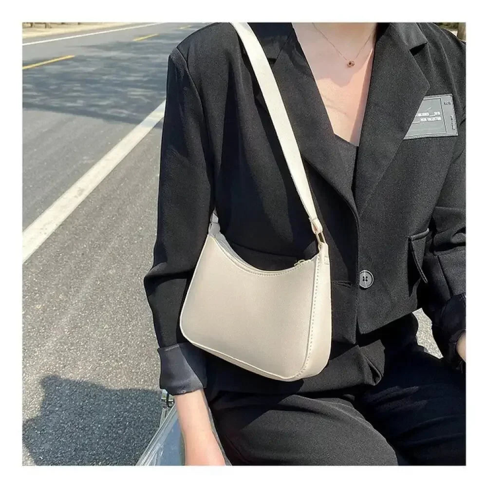 2024 New Ladies Fashion Handbag Retro Pure Color Macaron Small Square Bag Hundreds of Shoulder Bags Casual Women's Bags
