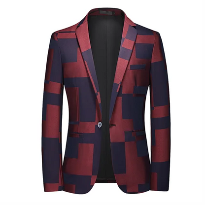 2024 New Men Business Social Suit Jacket Summer Male Single breasted Thin Dress Male Jacquard Blazers Coats