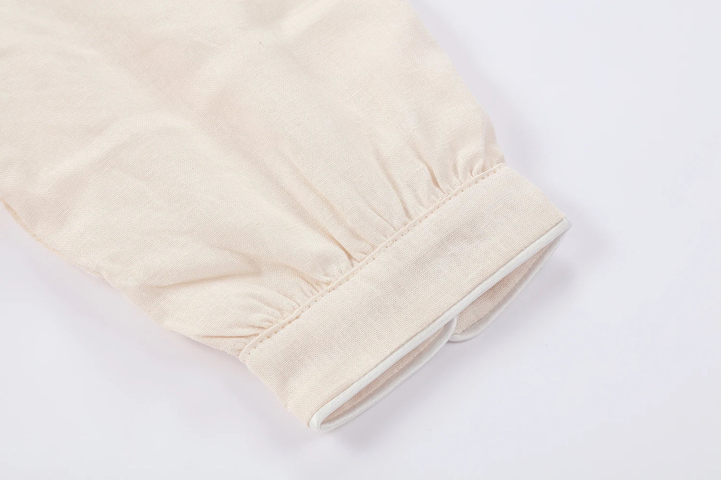 AS Linen Embroidery Collection 25SS Familly Match Clothing Set Girls Linen Dress Boy Shirt and Shorts