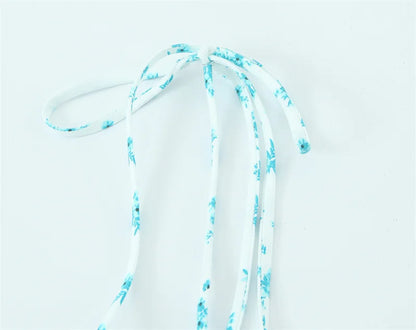Women's Dresses Spring 2025 New Floral Print Mini Dress Sexy Suspenders Fresh and Sweet Girl Summer Mint Cool 4661382