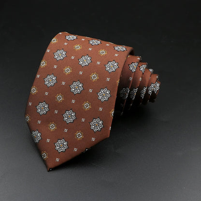 8 cm Tie Gravatas Newest Design Woven 8 cm Silk Necktie Wedding Business Suit Accessories Blue Man Dot Fit Group Party Office