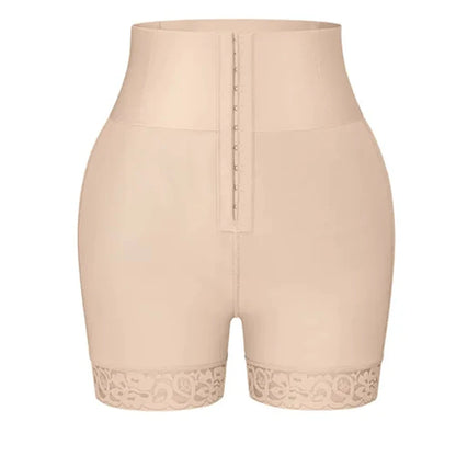 High-Waisted Breasted Shorts With Strong Shape Belts For Women Remove The Belly Buttock Lift Faja