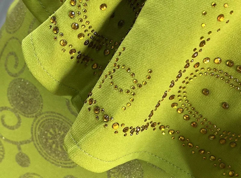 2025 African Party Evening Wedding Dresses for Women Spring African Half Sleeve Diamond Polyester Long Maxi Dresses Outfits