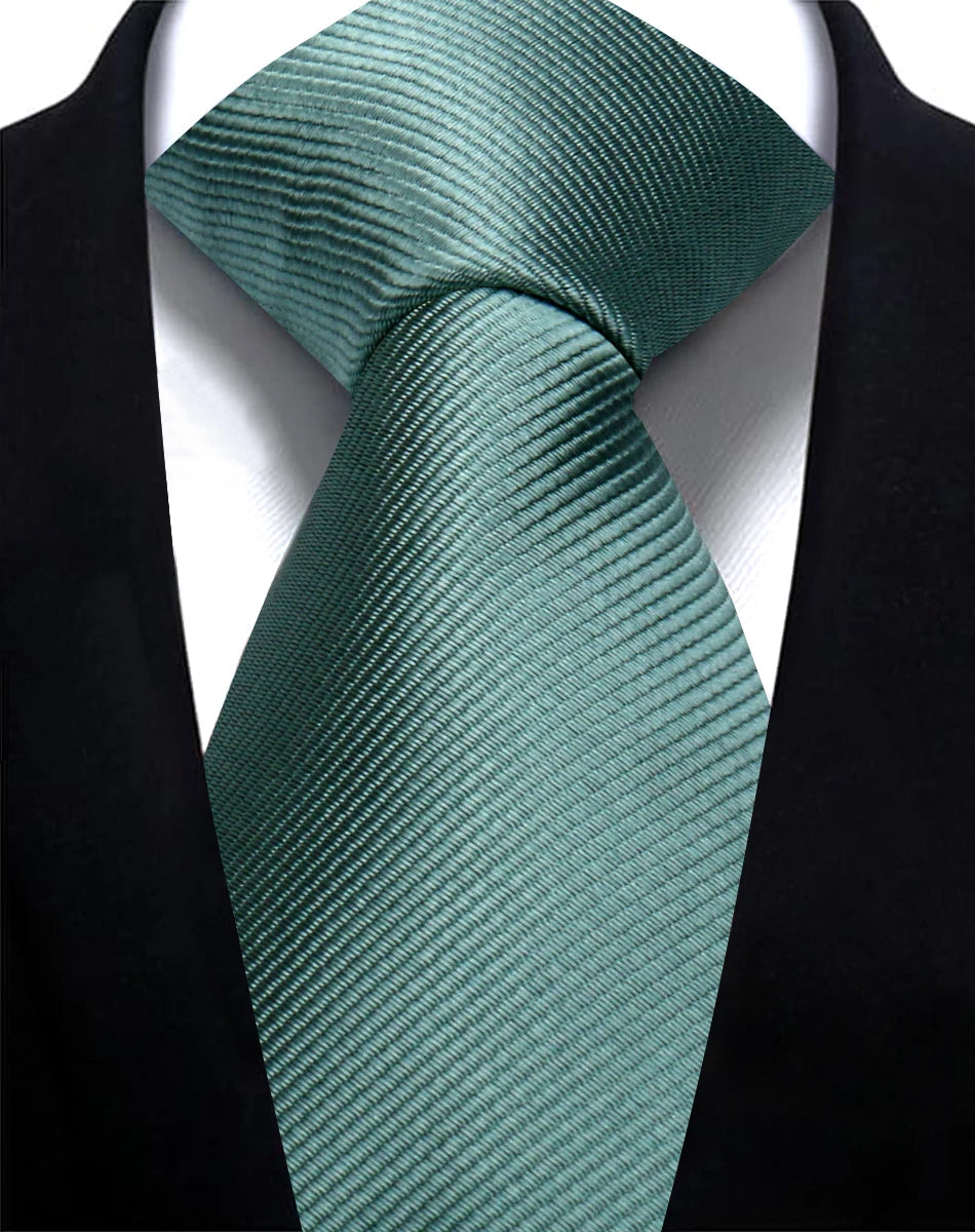 Solid Tie 7.5cm Necktie For Men Fashion Wedding Ties Slim Blue Gray Classic Neckties Men Business Jacquard Woven Classic Gravats