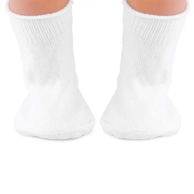 Toy Accessorie White Fashion Dress For 43 Cm Baby New Born Dolls For 18 Inch American Doll Toys For Girl's Gift