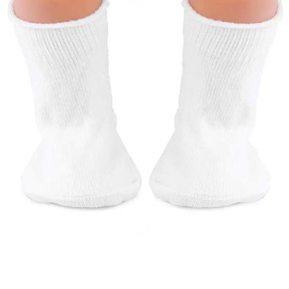 Toy Accessorie White Fashion Dress For 43 Cm Baby New Born Dolls For 18 Inch American Doll Toys For Girl's Gift