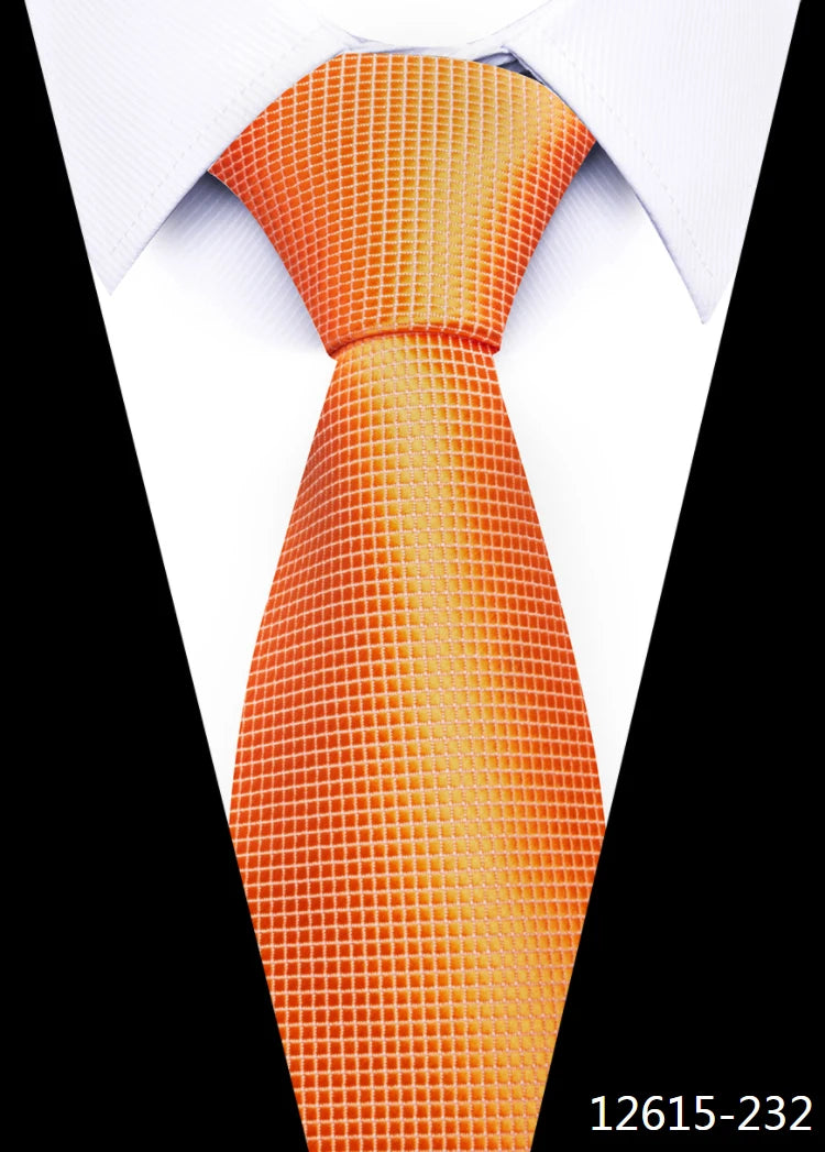 Hot Sale Brand New Style Tie Blue Golden Stripe Suit Accessories Necktie Men Gravata Fit Wedding Holiday Present
