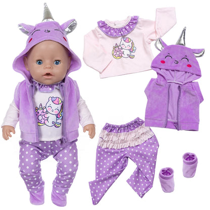 2023 New Cute frog Suits Fit For 43cm Baby Doll 17 Inch Reborn Baby Doll Clothes