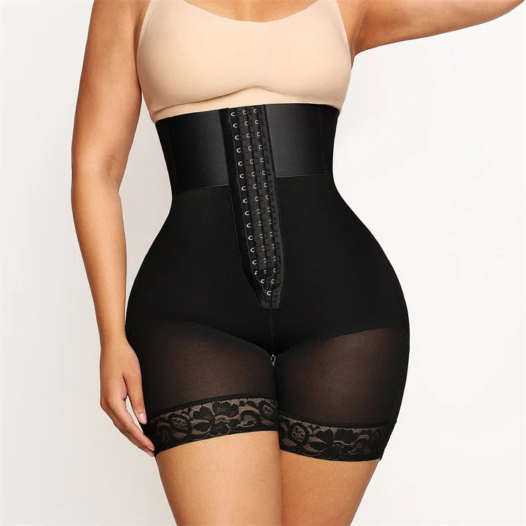 New Women Fajas Colombianas Shapewear 3 Boned Sculpt Booty Shorts High Waist Trainer Body ShaperTummy Control Underwear Shaping